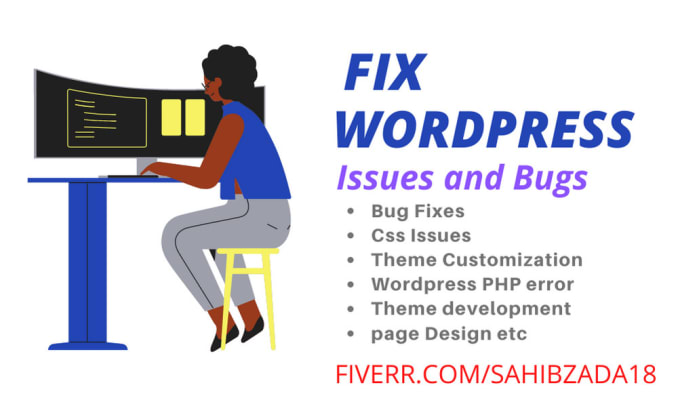 Gig Preview - Fix your wordpress error and customize site