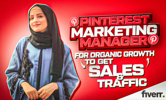 Gig Preview - Be your pinterest marketing manager for organic growth to get sales and traffic