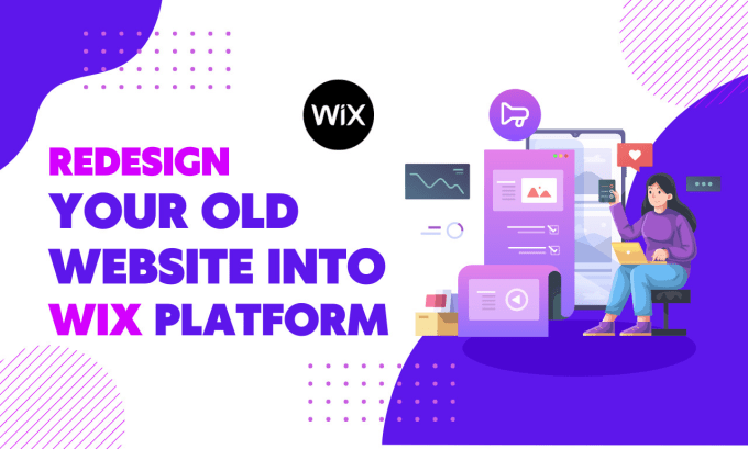 Gig Preview - Redesign your old website into wix platform