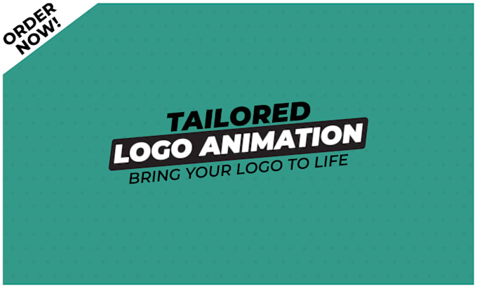 Gig Preview - Create a unique animated logo for brand