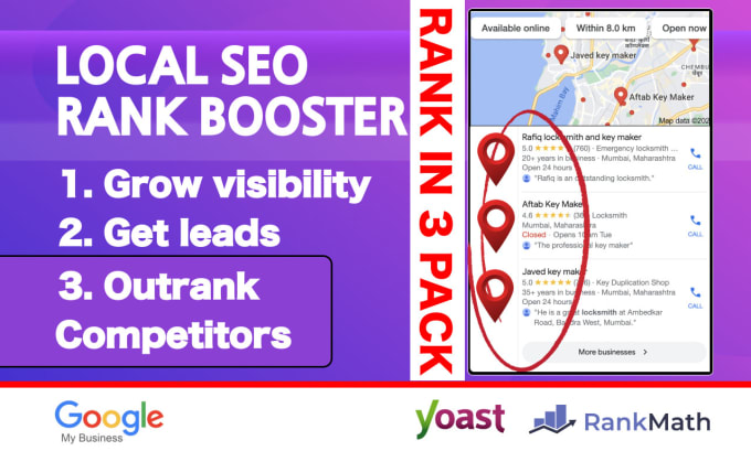 Gig Preview - Do local SEO to improve the ranking position