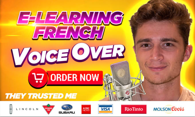 Gig Preview - Record an informative elearning formation educational deep french voice over