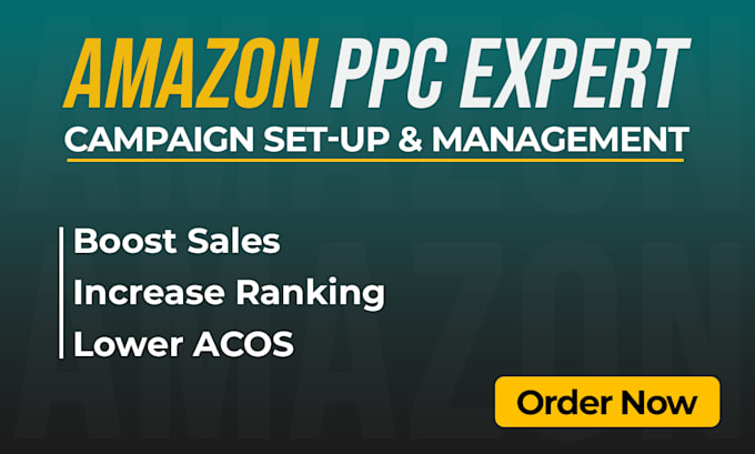 Gig Preview - Setup, manage and optimize your amazon fba PPC campaigns sponsored ads