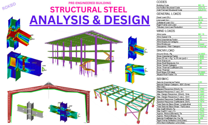 Gig Preview - Do analysis and design of steel structural buildings