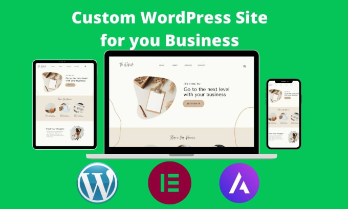 Gig Preview - Design business wordpress website using astra pro and elementor pro