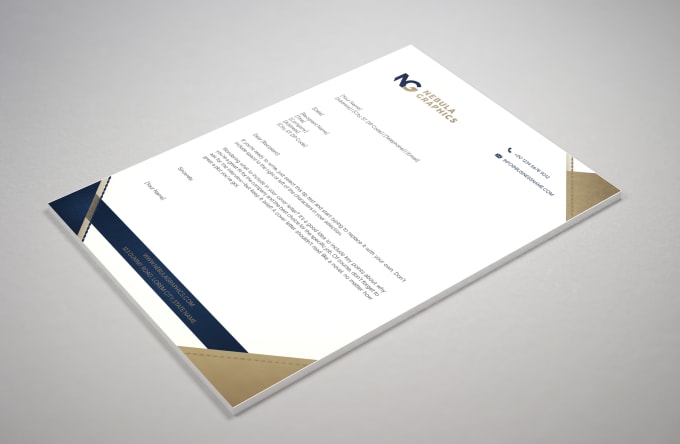 Gig Preview - Design letterhead with word file