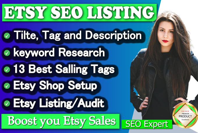 Gig Preview - Optimize etsy seo listing to rank and boost etsy sale, etsy shop setup