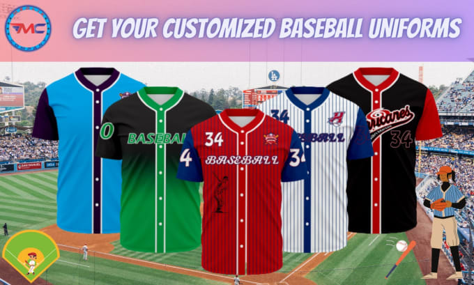 Do custom baseball jersey design or sublimation design by Hamilton_sports