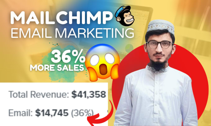 Gig Preview - Run mailchimp email marketing campaign to drive more sales