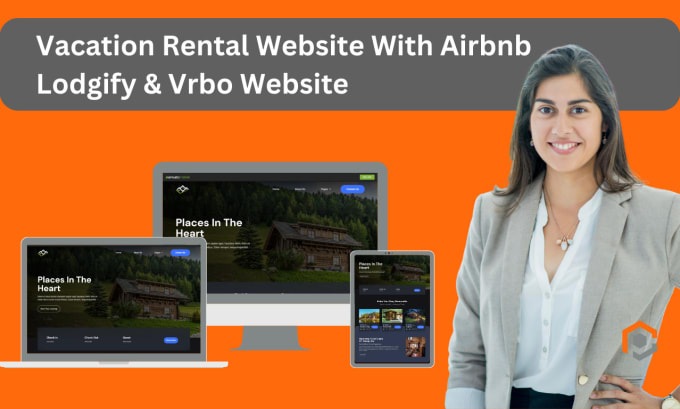 Gig Preview - Design a vacation rental website with airbnb