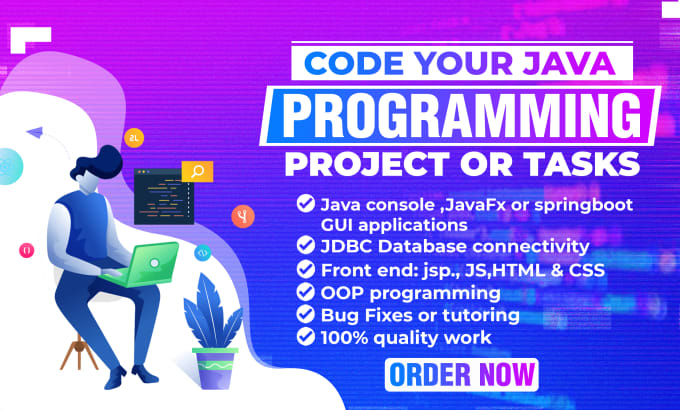 Gig Preview - Do your java task, project or assignment