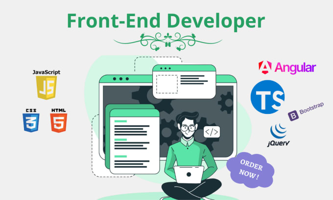 Gig Preview - Be your front end developer