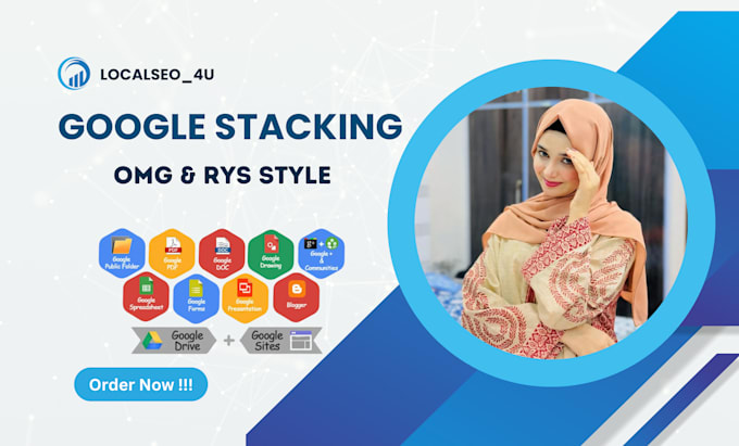 Gig Preview - Create advanced google seo stacking with omg and rys style