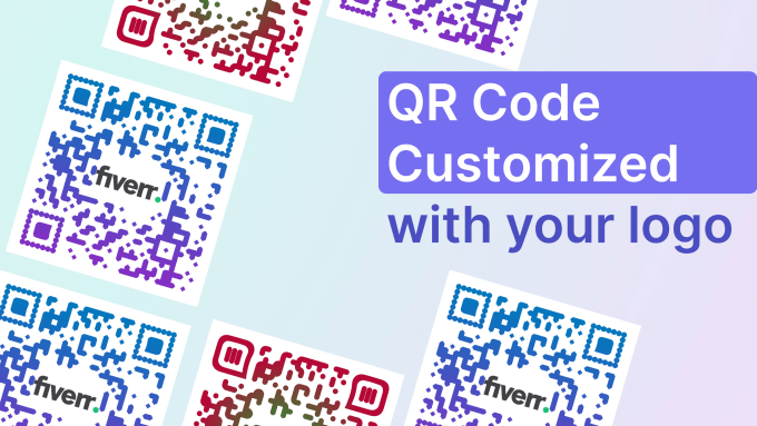 Gig Preview - Design a custom qr code with your logo under 24 hour