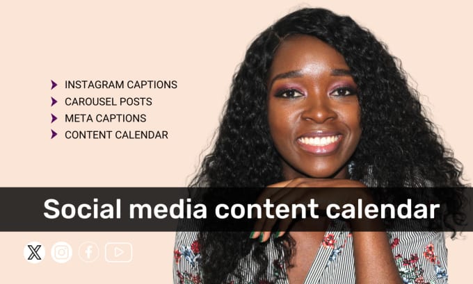 Gig Preview - Create a content calendar to supercharge your brand