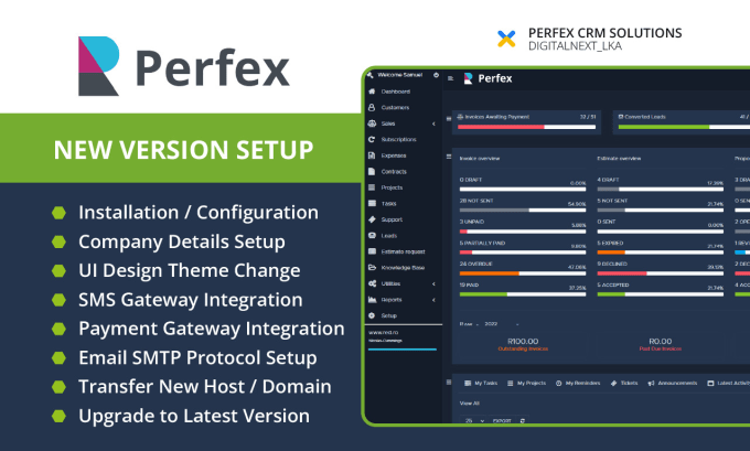 Gig Preview - Complete setup perfex CRM on your hosting