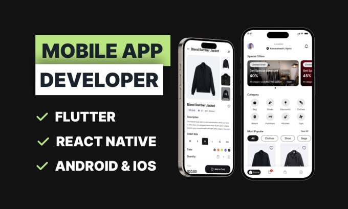 Gig Preview - Do android ios app development or android ios app developer