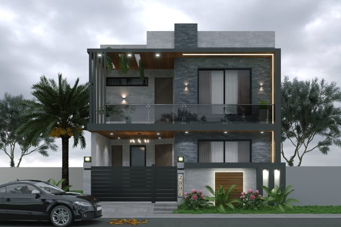 Gig Preview - Do  home design,exterior and interior design realistic render