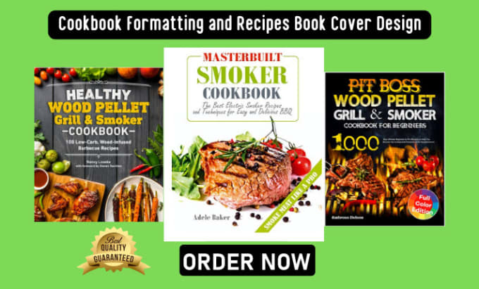 Gig Preview - Create a unique cookbook formatting and recipes book cover