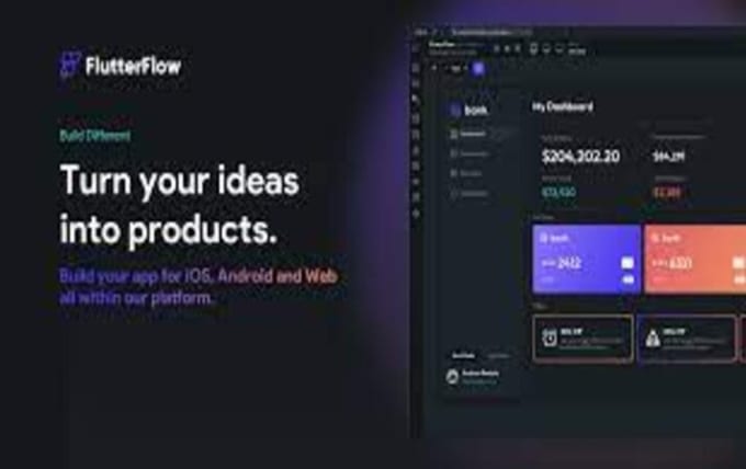 Gig Preview - Do flutterflow app development, nocode app development