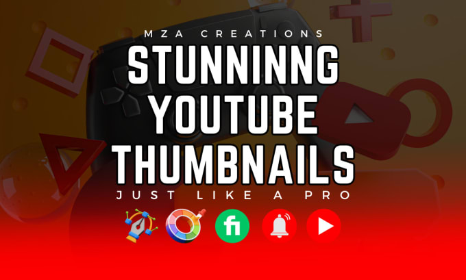 Gig Preview - Design catchy and viral video thumbnails, custom clickbait youtube thumbnails