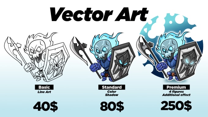 Gig Preview - Create vector art characters for commercials used