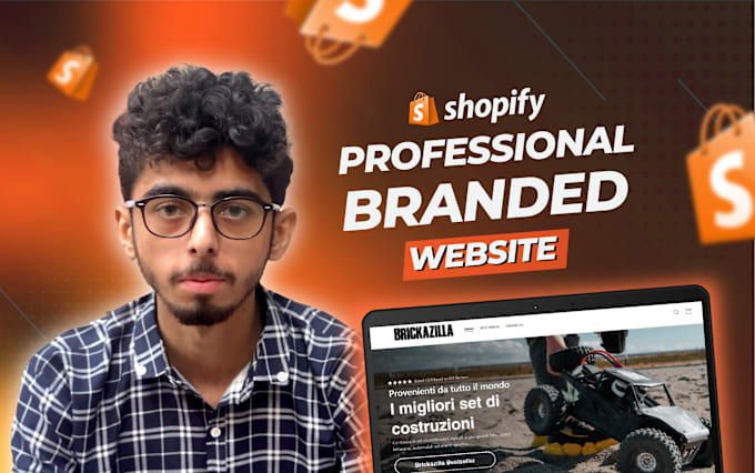 Gig Preview - Build branded shopify dropshipping store or ecommerce website