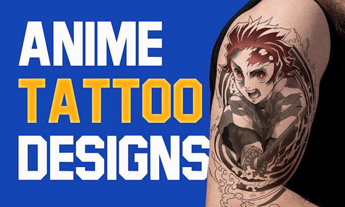 Gig Preview - Draw anime custom tattoo design for you