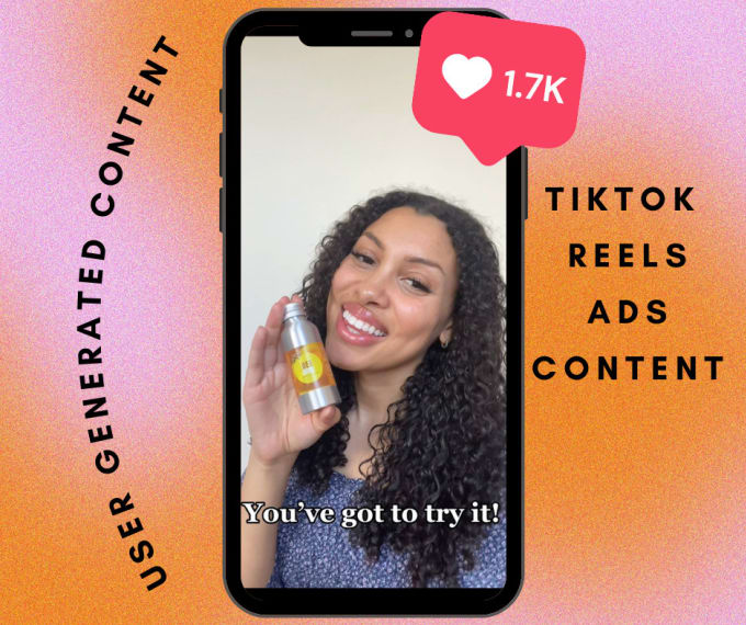 Gig Preview - Create user generated content tik tok or instagram reels