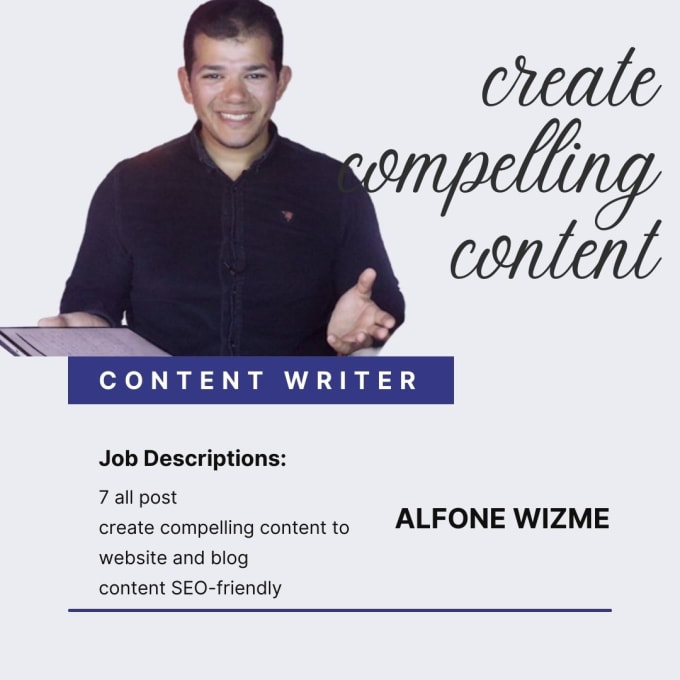 Gig Preview - Create compelling content for your website or blog