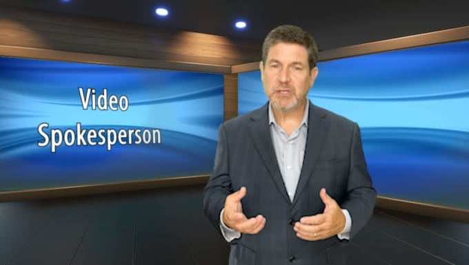 Gig Preview - Be your video spokesperson