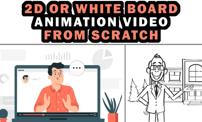 Gig Preview - Create 2d animated explainer video with voiceover