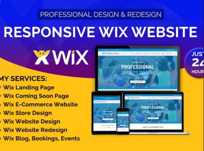 Gig Preview - Design and redesign the wix or wordpress websites expert