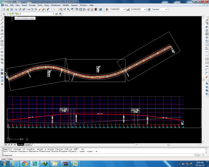 Gig Preview - Draw road cross section and road profile drawings