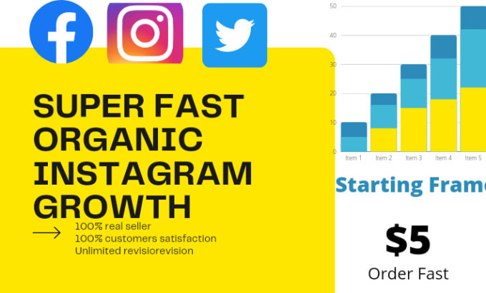 Gig Preview - First  do  instagram organic growth and prospect engagement