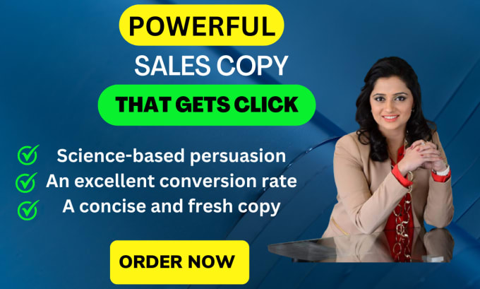 Gig Preview - Do powerful landing page and sales page copywriting