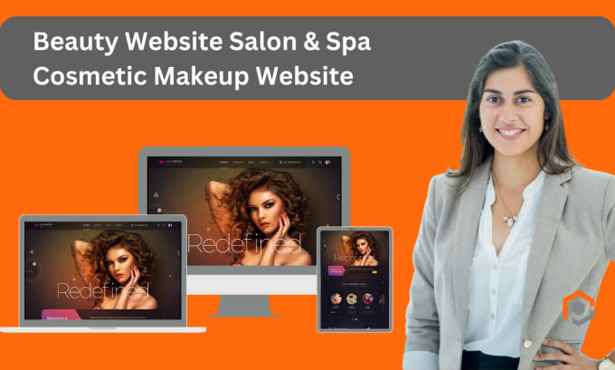 Gig Preview - Build online store for your beauty salon spa fashion cosmetic or makeup website