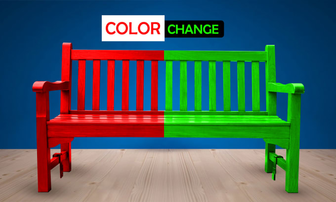 Gig Preview - Photoshop color change furniture product photo edit