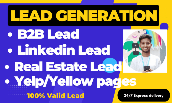 Gig Preview - Do lead generation, b2b leads, linkedin leads, skip tracing