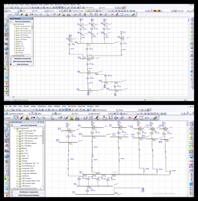 Gig Preview - Do power system design and simulations on etap