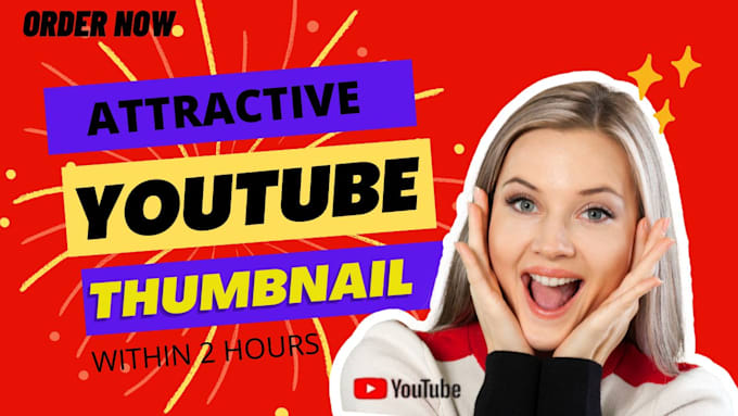 Gig Preview - Design attractive youtube thumbnails within 2 hours