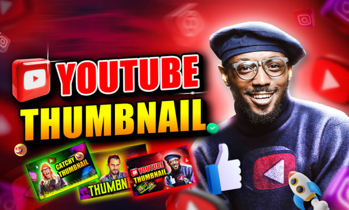 Gig Preview - Design 3 custom youtube thumbnails in 12hrs