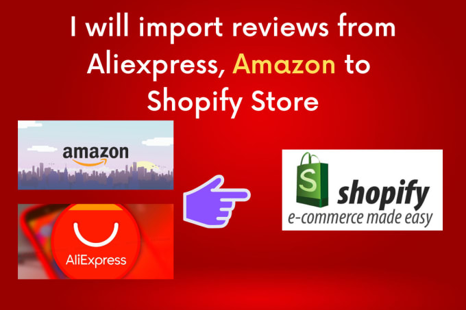 Gig Preview - Import  reviews from aliexpress to your shopify store 24 hour