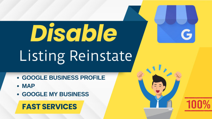 Gig Preview - Reinstate disable google my business listing, map