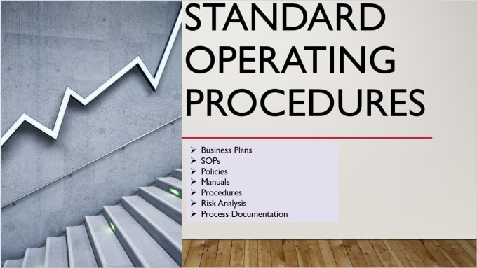 Gig Preview - Prepare standard operating procedures on procurement