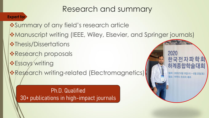 Gig Preview - Uncover the secrets of conducting research and summarizing any subject