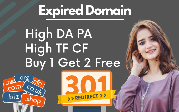 Gig Preview - Find premium expired domain linking from da 90 site