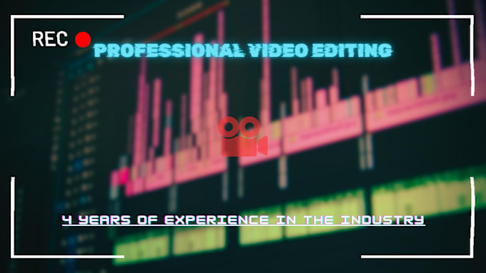 Gig Preview - Do professional video editing for everything in 24 hours