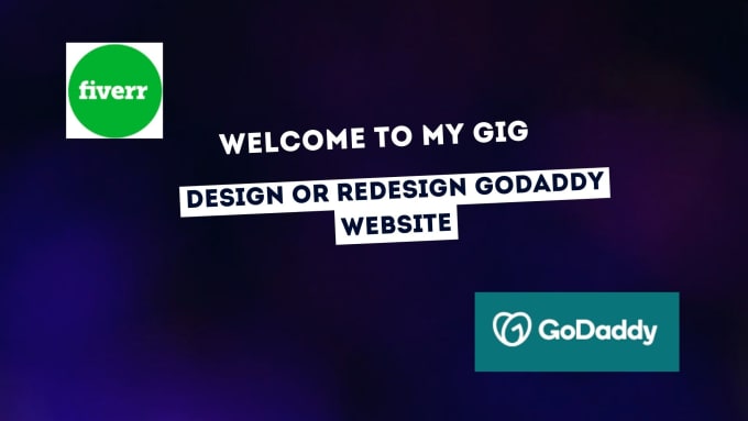 Gig Preview - Design or redesign godaddy website, create godaddy website