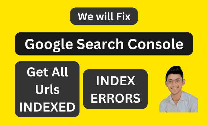 Gig Preview - Solve and fix indexing issues of the google search console, get urls indexed